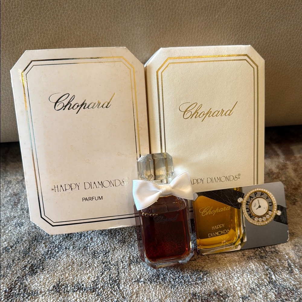 Brand New Chopard Happy Diamonds Parfum, 30ml Rare Vintage from the 1980s